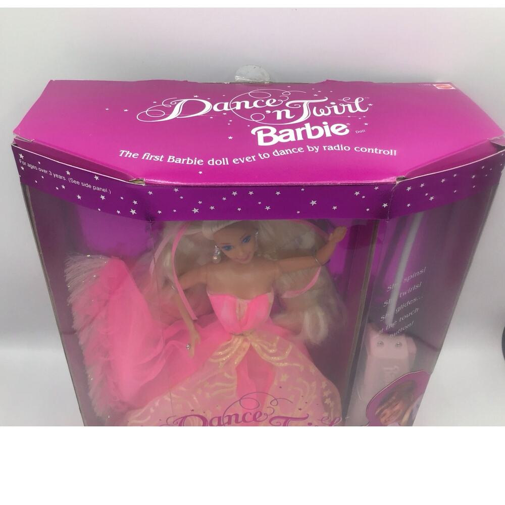 Vintage 1994 Dance n Twirl Barbie Radio Control Doll Mattel New In Box - Picture 4 of 7